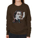 Sidney Maurer Original Portrait Of Salvador Dali Womens Sweatshirt - Womens Sweatshirt