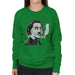 Sidney Maurer Original Portrait Of Salvador Dali Womens Sweatshirt - Womens Sweatshirt