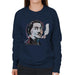 Sidney Maurer Original Portrait Of Salvador Dali Womens Sweatshirt - Womens Sweatshirt