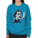 Sidney Maurer Original Portrait Of Salvador Dali Womens Sweatshirt - Womens Sweatshirt