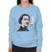 Sidney Maurer Original Portrait Of Salvador Dali Womens Sweatshirt - Womens Sweatshirt