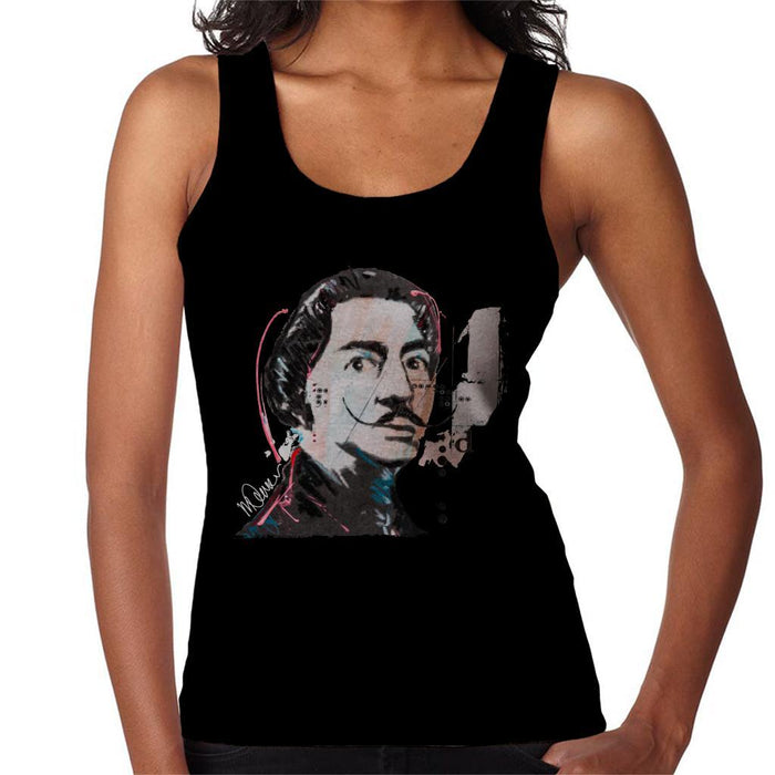 Sidney Maurer Original Portrait Of Salvador Dali Womens Vest - Womens Vest