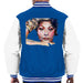 Sidney Maurer Original Portrait Of Sophia Loren Mens Varsity Jacket - Small / Royal/White - Mens Varsity Jacket