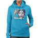 Sidney Maurer Original Portrait Of Sophia Loren Womens Hooded Sweatshirt - Womens Hooded Sweatshirt