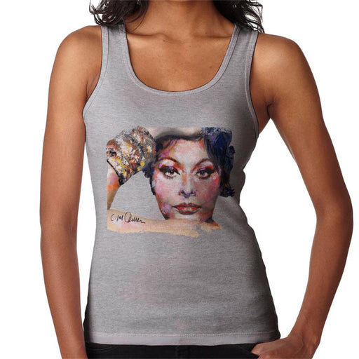 Sidney Maurer Original Portrait Of Sophia Loren Womens Vest - Womens Vest