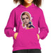 Sidney Maurer Original Portrait Of Twiggy Kids Hooded Sweatshirt - Kids Boys Hooded Sweatshirt