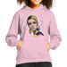 Sidney Maurer Original Portrait Of Twiggy Kids Hooded Sweatshirt - X-Small (3-4 yrs) / Light Pink - Kids Boys Hooded Sweatshirt