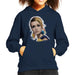Sidney Maurer Original Portrait Of Twiggy Kids Hooded Sweatshirt - Kids Boys Hooded Sweatshirt