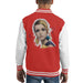 Sidney Maurer Original Portrait Of Twiggy Kids Varsity Jacket - Kids Boys Varsity Jacket