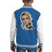 Sidney Maurer Original Portrait Of Twiggy Kids Varsity Jacket - X-Small (3-4 yrs) / Royal/White - Kids Boys Varsity Jacket
