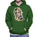 Sidney Maurer Original Portrait Of Twiggy Mens Hooded Sweatshirt - Mens Hooded Sweatshirt
