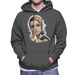 Sidney Maurer Original Portrait Of Twiggy Mens Hooded Sweatshirt - Mens Hooded Sweatshirt