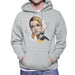 Sidney Maurer Original Portrait Of Twiggy Mens Hooded Sweatshirt - Mens Hooded Sweatshirt