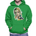 Sidney Maurer Original Portrait Of Twiggy Mens Hooded Sweatshirt - Mens Hooded Sweatshirt
