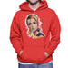 Sidney Maurer Original Portrait Of Twiggy Mens Hooded Sweatshirt - Mens Hooded Sweatshirt