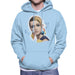 Sidney Maurer Original Portrait Of Twiggy Mens Hooded Sweatshirt - Mens Hooded Sweatshirt