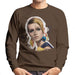 Sidney Maurer Original Portrait Of Twiggy Mens Sweatshirt - Mens Sweatshirt