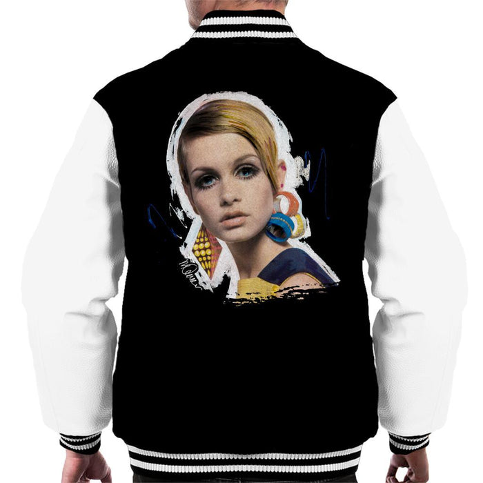 Sidney Maurer Original Portrait Of Twiggy Mens Varsity Jacket - Mens Varsity Jacket