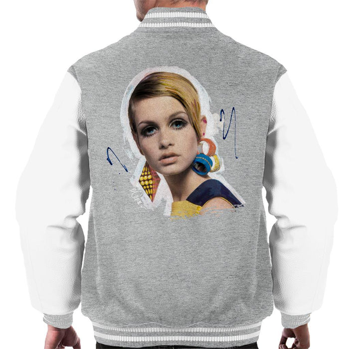 Sidney Maurer Original Portrait Of Twiggy Mens Varsity Jacket - Mens Varsity Jacket