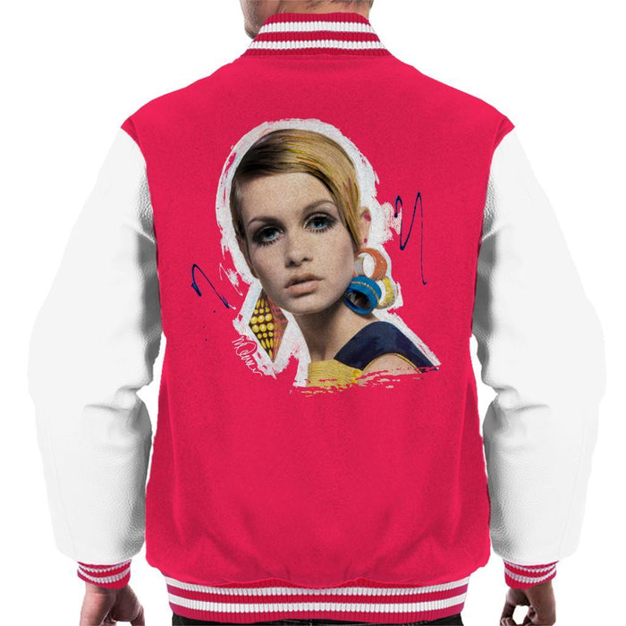 Sidney Maurer Original Portrait Of Twiggy Mens Varsity Jacket - Mens Varsity Jacket