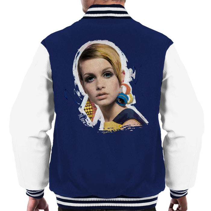 Sidney Maurer Original Portrait Of Twiggy Mens Varsity Jacket - Mens Varsity Jacket