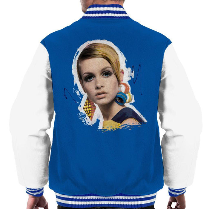 Sidney Maurer Original Portrait Of Twiggy Mens Varsity Jacket - Mens Varsity Jacket