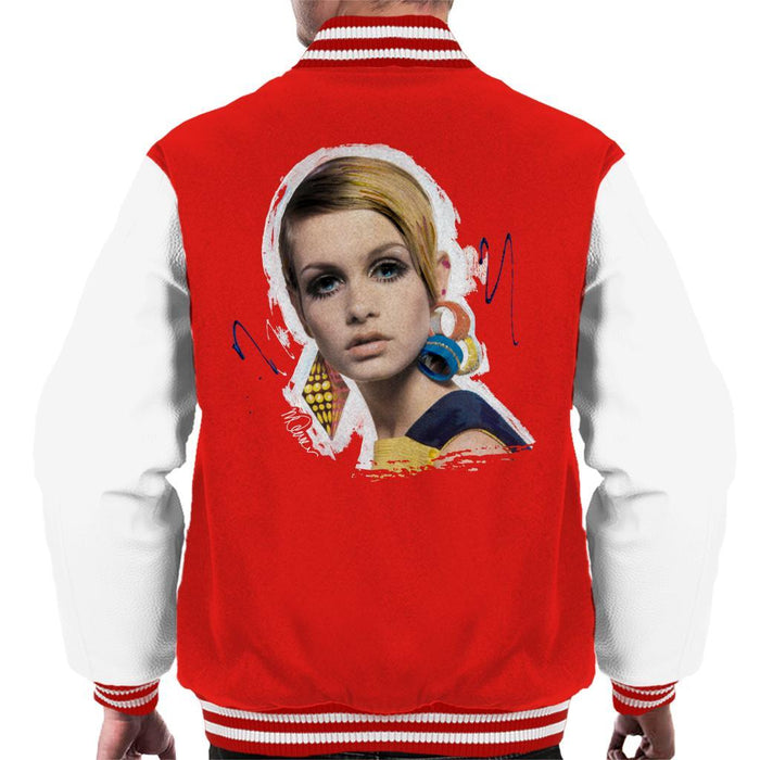 Sidney Maurer Original Portrait Of Twiggy Mens Varsity Jacket - Mens Varsity Jacket