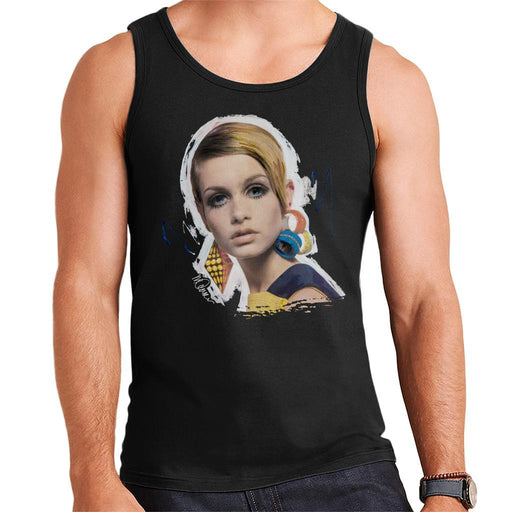 Sidney Maurer Original Portrait Of Twiggy Mens Vest - Mens Vest
