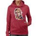 Sidney Maurer Original Portrait Of Twiggy Womens Hooded Sweatshirt - Womens Hooded Sweatshirt