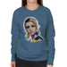 Sidney Maurer Original Portrait Of Twiggy Womens Sweatshirt - Womens Sweatshirt