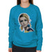 Sidney Maurer Original Portrait Of Twiggy Womens Sweatshirt - Womens Sweatshirt