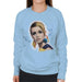 Sidney Maurer Original Portrait Of Twiggy Womens Sweatshirt - Womens Sweatshirt