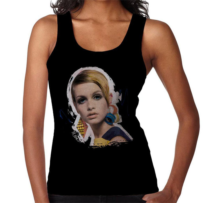 Sidney Maurer Original Portrait Of Twiggy Womens Vest - Womens Vest