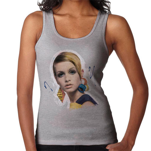 Sidney Maurer Original Portrait Of Twiggy Womens Vest - Womens Vest