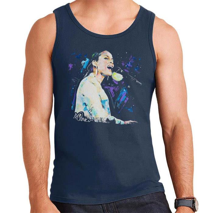 Sidney Maurer Original Portrait Of Alicia Keys Men's Vest
