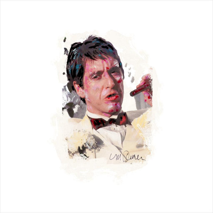 Sidney Maurer Original Portrait Of Al Pacino Scarface Tuxedo Kid's T-Shirt