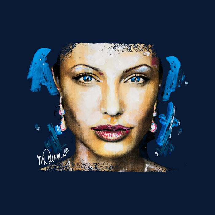 Sidney Maurer Original Portrait Of Angelina Jolie Men's Vest