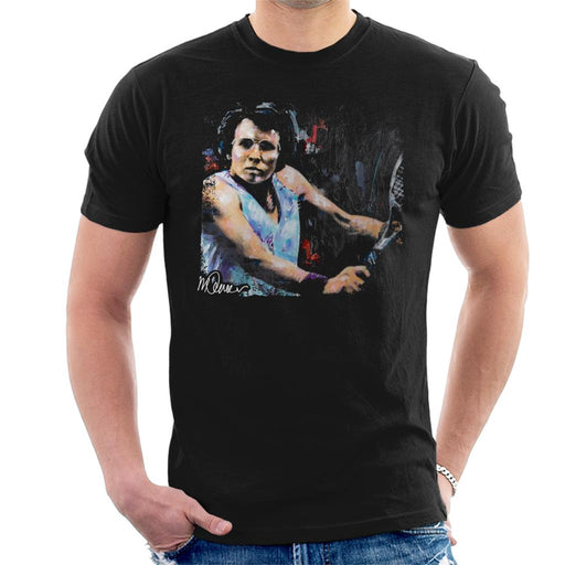 Sidney Maurer Original Portrait Of Billie Jean King Men's T-Shirt