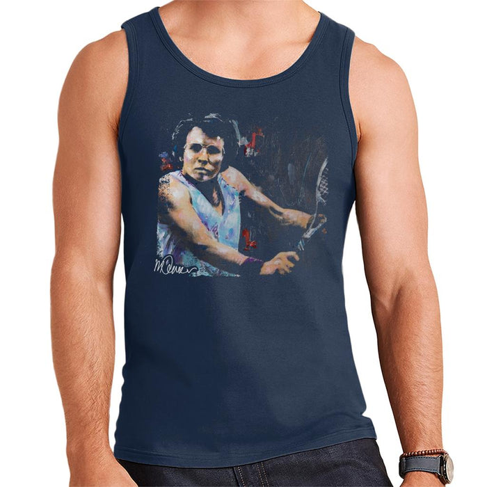Sidney Maurer Original Portrait Of Billie Jean King Men's Vest