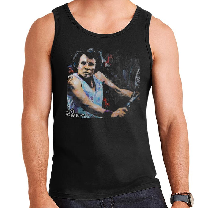 Sidney Maurer Original Portrait Of Billie Jean King Men's Vest