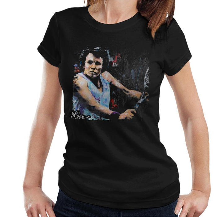 Sidney Maurer Original Portrait Of Billie Jean King Women's T-Shirt