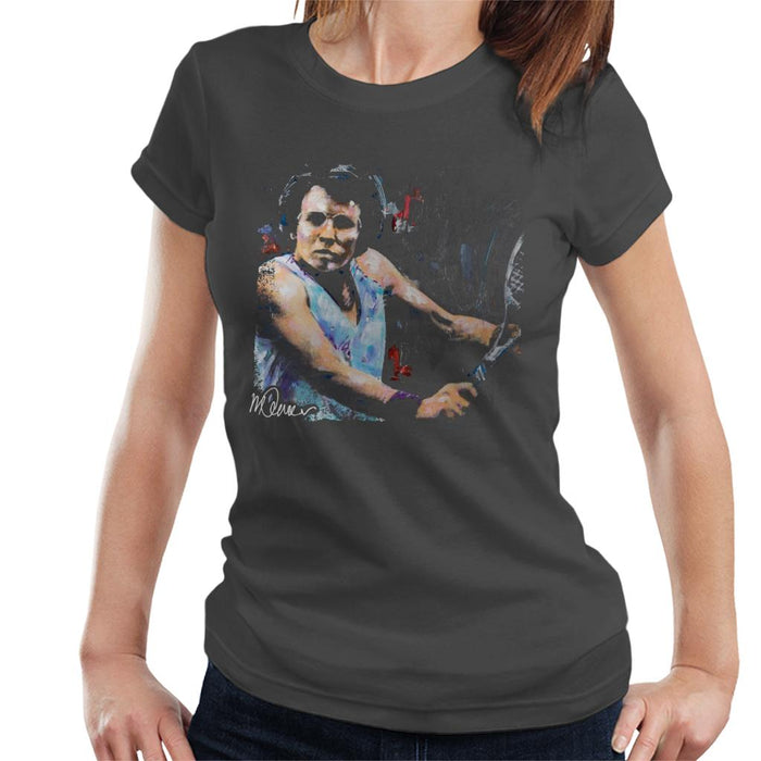 Sidney Maurer Original Portrait Of Billie Jean King Women's T-Shirt