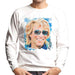 Sidney Maurer Original Portrait Of Jon Bon Jovi Men's Sweatshirt