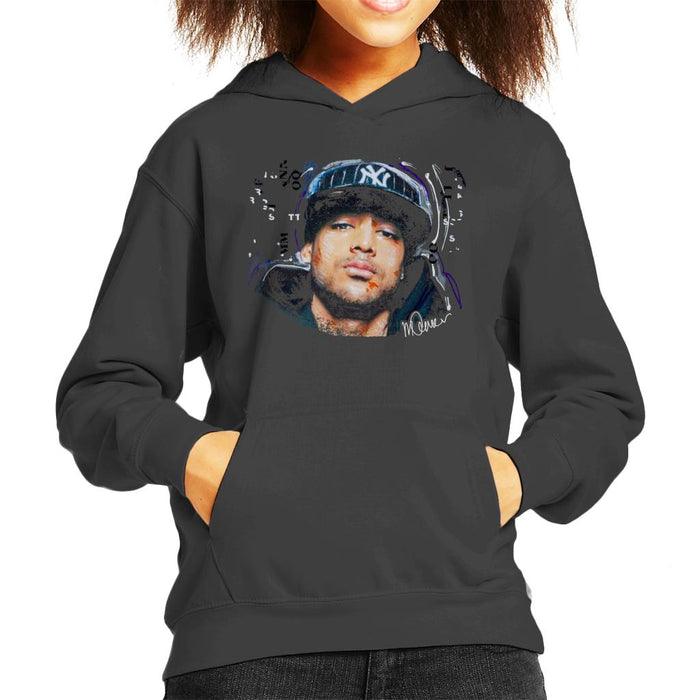 Sidney Maurer Original Portrait Of Booba Kid's Hooded Sweatshirt