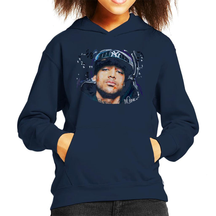 Sidney Maurer Original Portrait Of Booba Kid's Hooded Sweatshirt