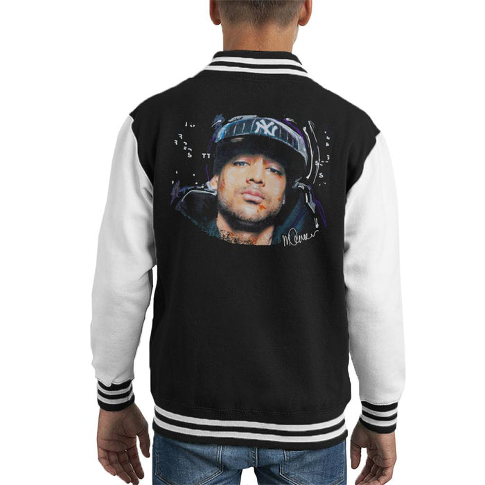 Sidney Maurer Original Portrait Of Booba Kid's Varsity Jacket