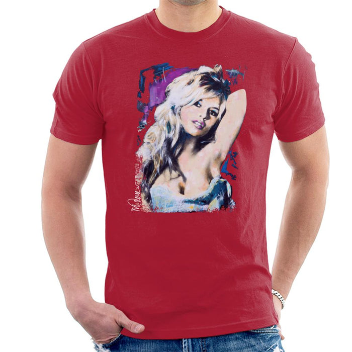 Sidney Maurer Original Portrait Of Brigitte Bardot Men's T-Shirt