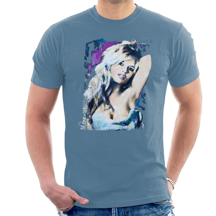 Sidney Maurer Original Portrait Of Brigitte Bardot Men's T-Shirt