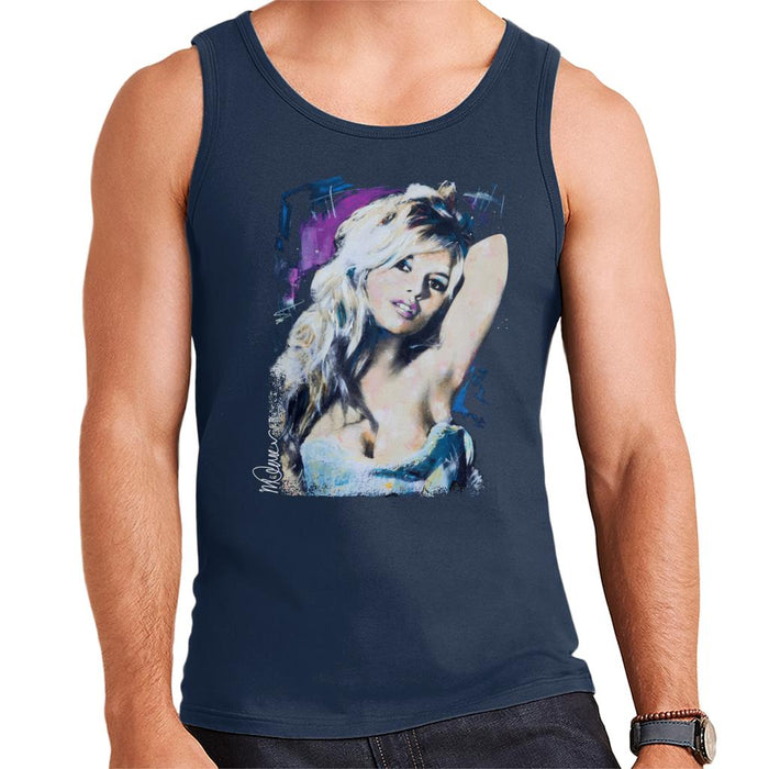 Sidney Maurer Original Portrait Of Brigitte Bardot Men's Vest