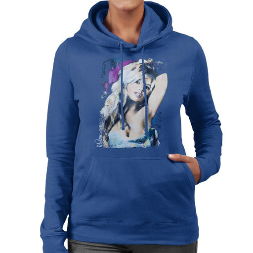 Sidney Maurer Original Portrait Of Brigitte Bardot Women's Hooded Sweatshirt
